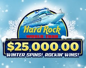 Hard Rock World Tour $25,000.00 Winter Spins